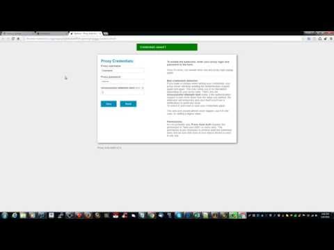 Automatically Authenticate Proxy With Credentials Username Password