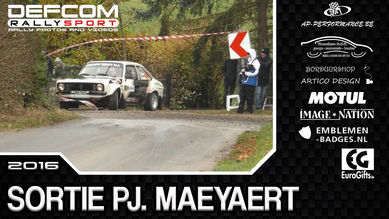 Sortie PJ Maeyaert | Rallye Du Condroz 2016 | BRC