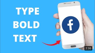 How To Type Bold Text On Facebook (Quick Tutorial)
