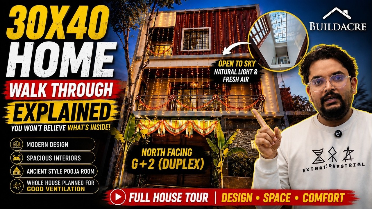 Why This 30x40 North-Facing Home Feels So Spacious? | Walk Through Explained | Bangalore | BuildAcre
