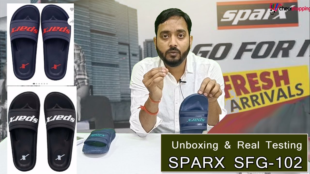 Sparx SFG-102 Flip Flop Slippers for Men | Unboxing & Real Testing of ...