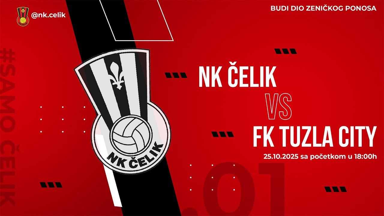 NK ČELIK - FK TUZLA CITY | 10. KOLO PRVE LIGE FBIH ⚫🔴