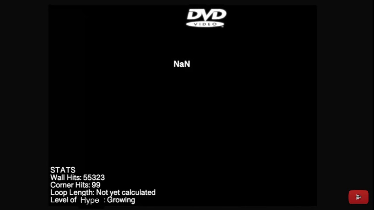 DVD Logo hits corner 100th time ON VIDEO!! YouTube