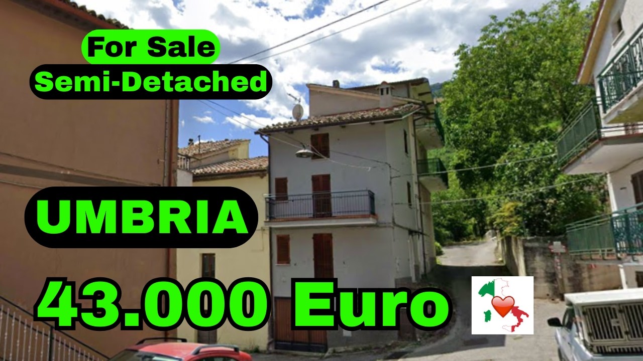 Умбрия, Шеджиа, Перуджа, двухквартирный дом 43K, 3 этажа [Прекрасный поселок] 115 кв.м/1250 кв.футов