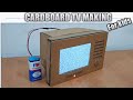 How to make a cardboard tv diy