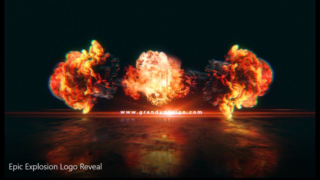 Epic Explosion Logo Reveal - (How to make a Logo Animation, Logo Intro ...
