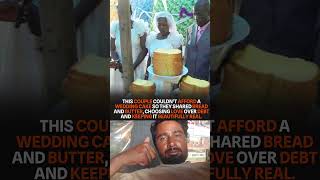 Couple Shares Bread Instead Of Cake At Wedding