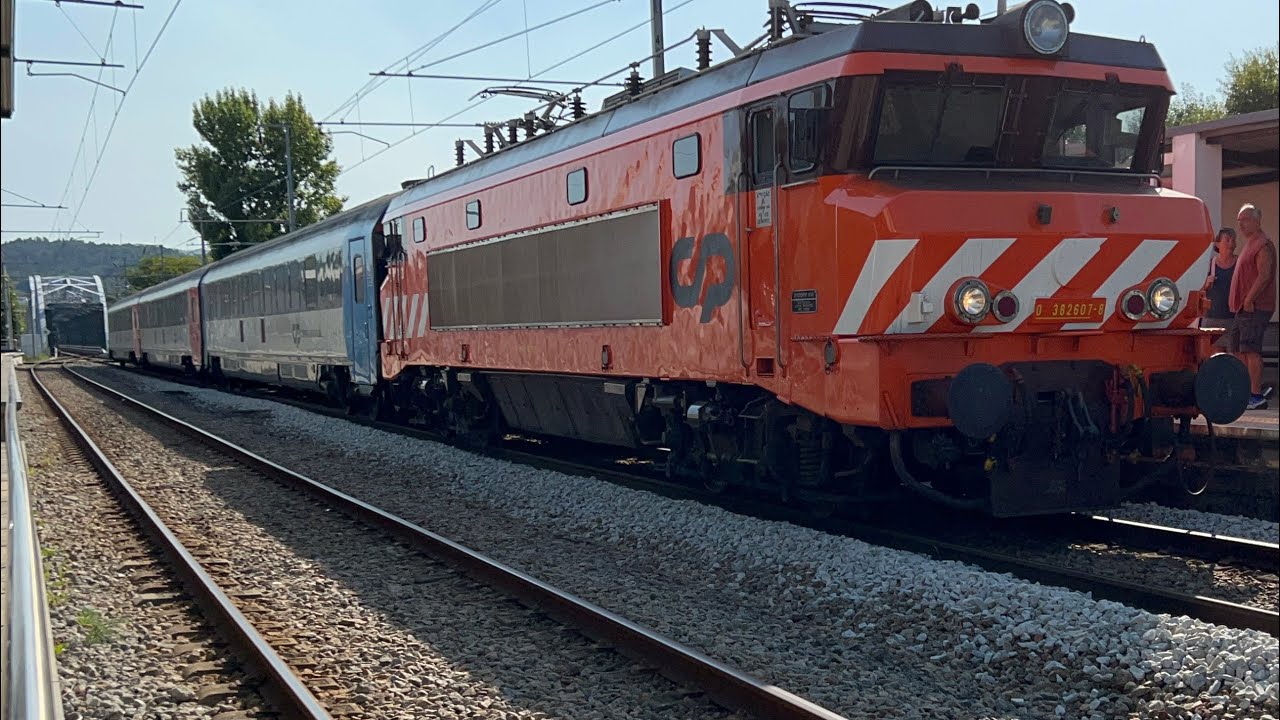 Comboios na Linha do Minho - Caminha e Valença - AGOSTO 2023