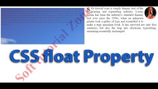 CSS Float Property | Watermark  effect with CSS