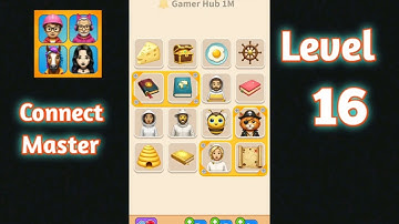 Connect master-Match puzzle Level 16 solution 