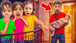 Kuzey Eli̇f Mi̇ni̇k Evde Gi̇zemli̇ Bebek Var ‼️ Eve Geti̇rdi̇k 