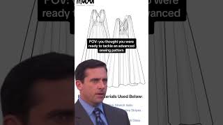 I understand nothing | Mood Fabrics #shorts #sewing #sewingpattern #theoffice #michaelscott I understand nothing | Mood Fabrics #shorts #sewing #sewingpattern #theoffice #michaelscott