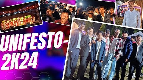 UNIFESTO  2k24  ll  UNIVERSITY POLYTECHNIC  BIT MESRA  RANCHI ll 🤗
