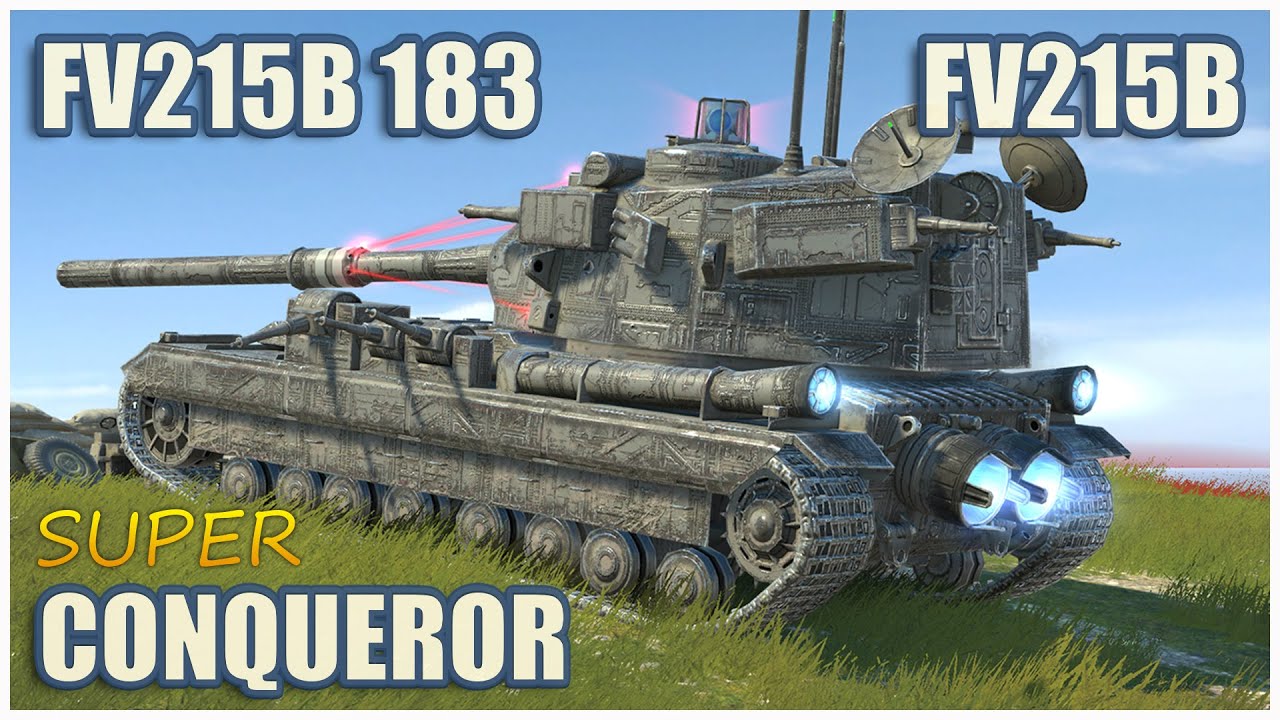 FV215b (183), FV215b & Super Conqueror • WoT Blitz Gameplay