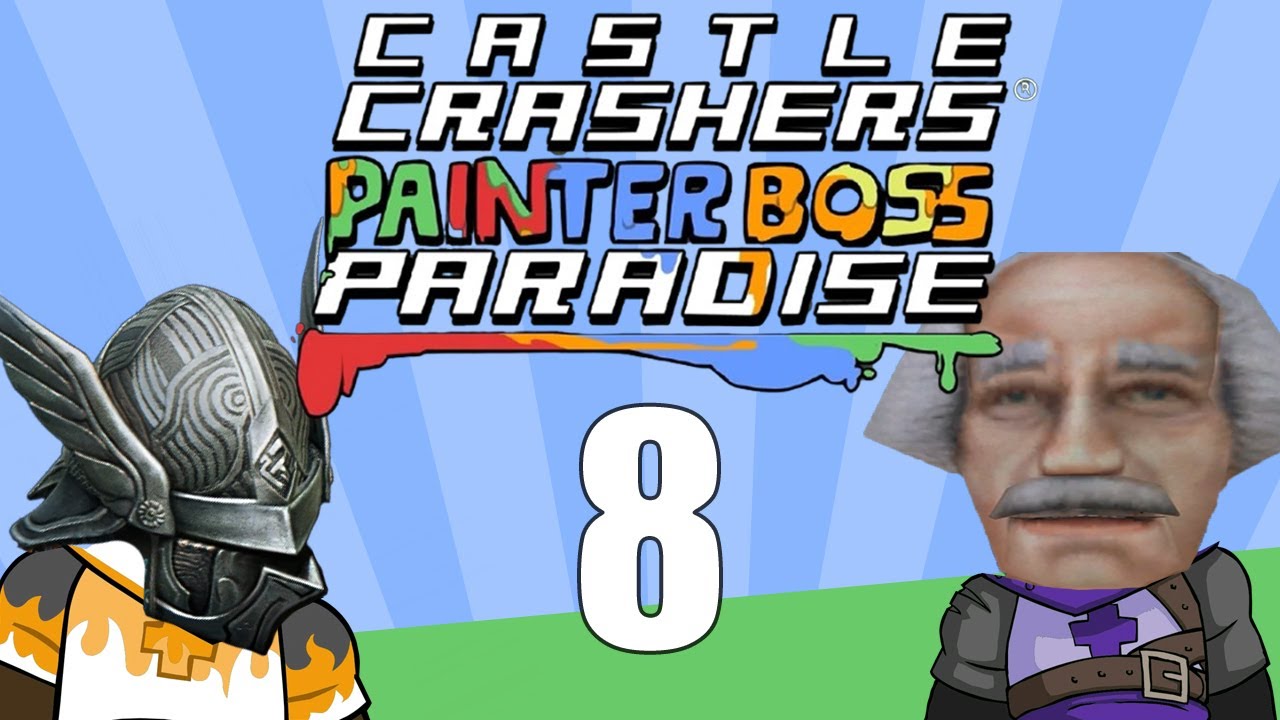 Korn Field of MacLeod - Castle Crashers Painter Boss Paradise ep 8