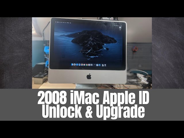 iMac Apple ID Locked 2009 8,1 20