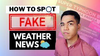 Super Typhoon Daw? | How to Spot FAKE Weather News