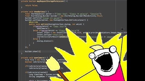 Android  - Seleccionar imagen de galería o tomar fotos PARTE 1
