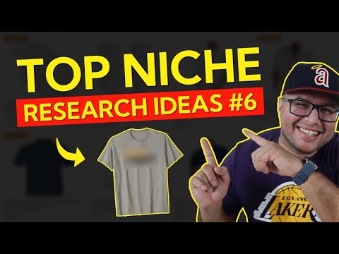 Top Print On Demand Niche Research Ideas #6 💰|  Merch By Amazon Niche Research | Print On Demand