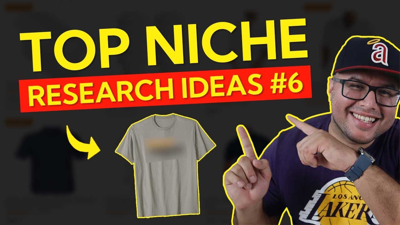 Top Print On Demand Niche Research Ideas #6 💰|  Merch By Amazon Niche Research | Print On Demand