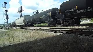 CSX 5284 Leads Mixed Freight & Empty Pipe Train With CSX 1897 - 7/14/2026