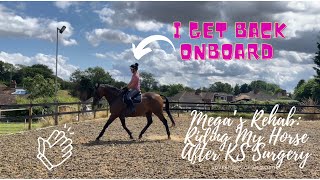 MEGA S REHAB RIDING AFTER KISSING SPINE SURGERY Adventures of Megatron Equestrian Vlog