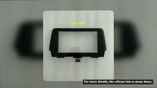 7 Inch Glass Touch Screen Panel Digitizer Lens Sensor For 2016-2018 Year Mazda 6 Car Radio DVD Playe
