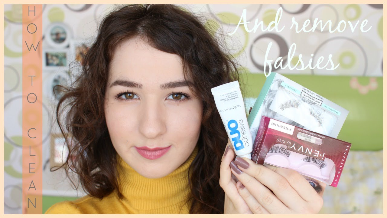 Как да премахваме и почистваме изкуствени мигли // How to clean and remove false eyelashes