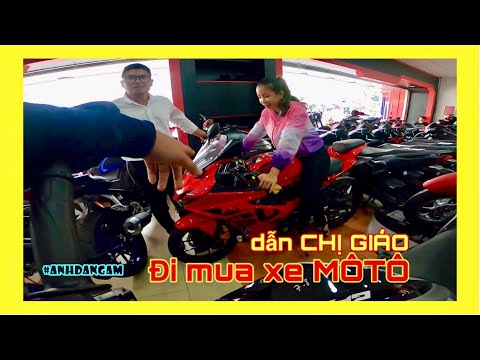 Dẫn CÔ GIÁO đi mua xe MOTO | Fz155 | #AnhDaNgam - YouTube