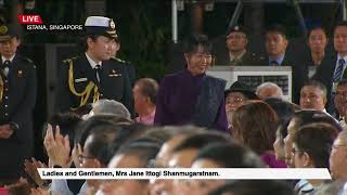 Ms Jane Ittogi Shanmugaratnam arrives at the Istana! | Swearing-in Ceremony 2024