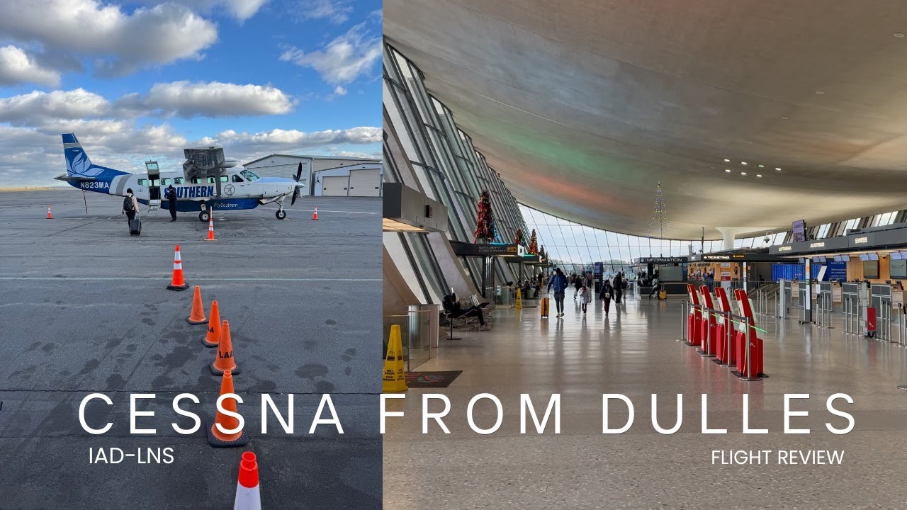 Flying a CESSNA out of Dulles Airport IAD-LNS