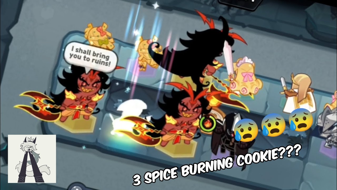 CRK [Minigame Gameplay] | I got 3 Spice Burning Cookie... *This is peak ...