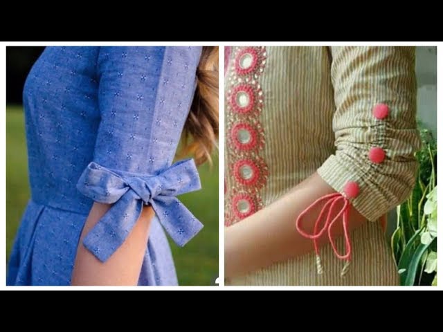 3 4 hands dress designs Make designer sleeves at home,3/4 sleeves pattern,long sleeves design for  kurti