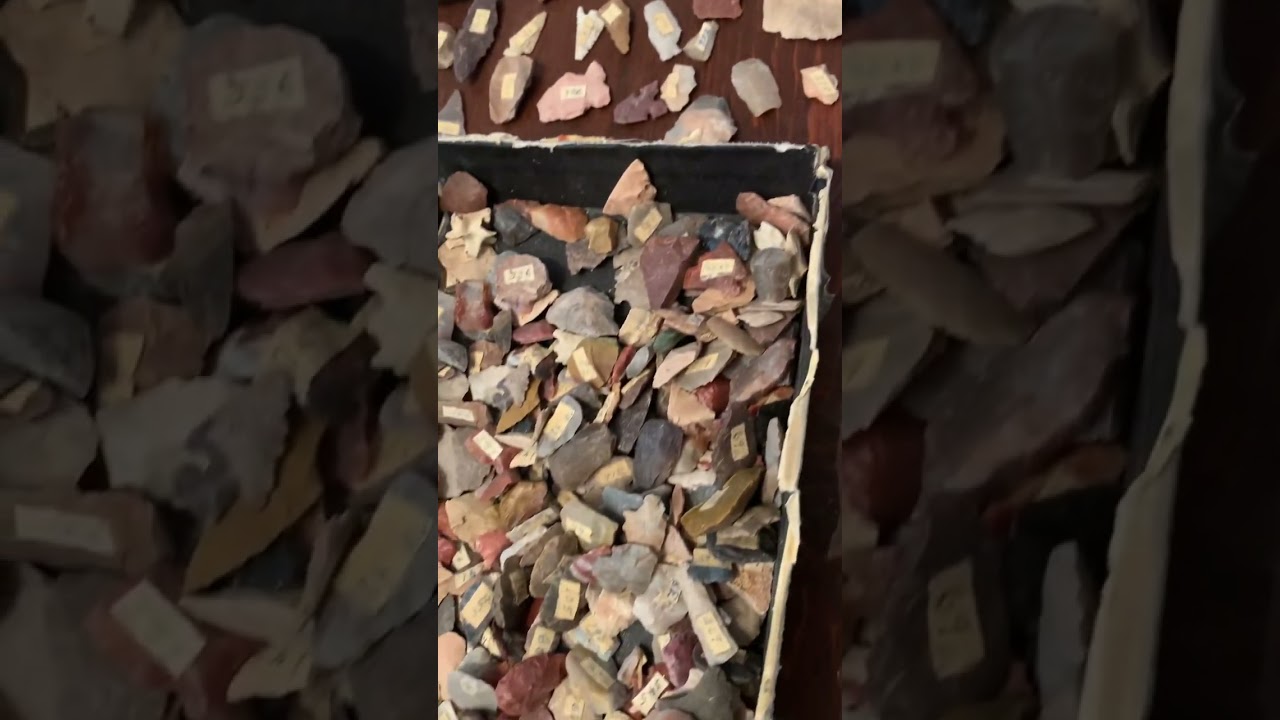 Huge arrowhead collection found in Storage Unit 