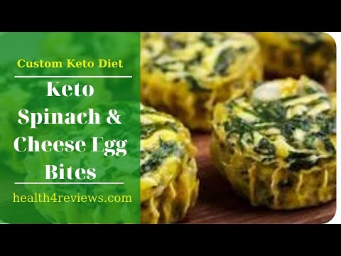 Spinach And Cheese Egg Bites | Keto Diet Reviews | Custom Keto Diet #19