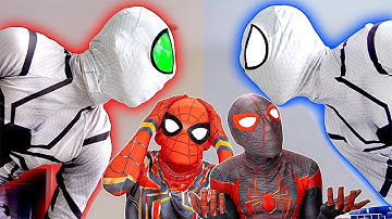 TEAM SPIDER-MAN vs BAD GUY TEAM | LIVE ACTION STORY 3