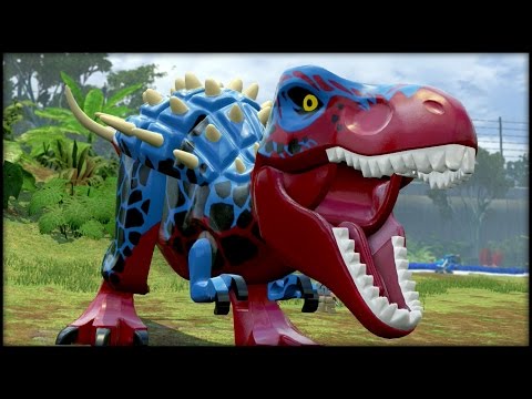 LEGO Jurassic World - Customize | Create Dinosaur Brachiosaurus | Free Roam Gameplay [HD]. 