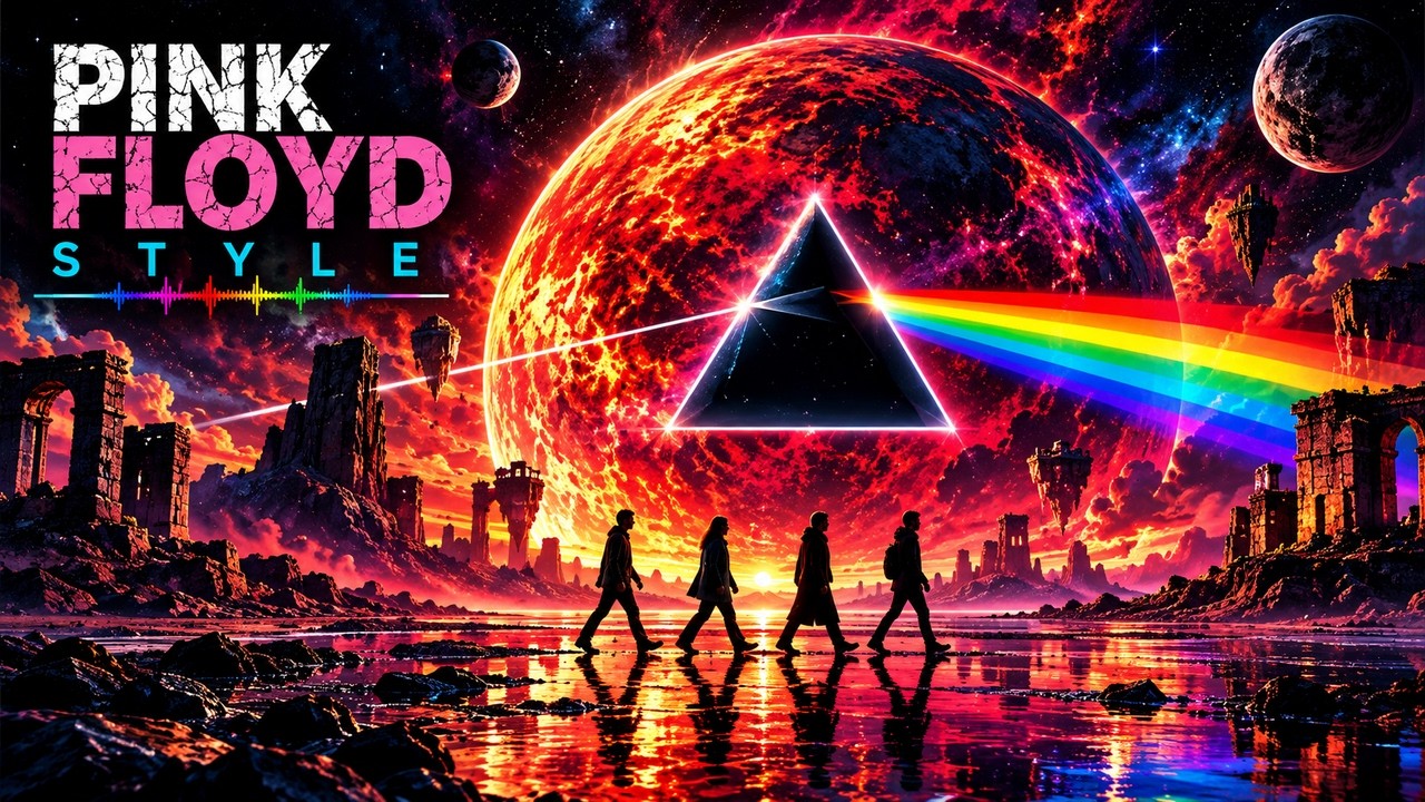 #16 Pink Floyd Style | Echoes of Yesterday | Atmospheric Rock Trip 🎸 ...