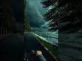 You're cycling and the sky suddenly turns pitch black...😌 #shorts #viral #aesthetic