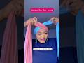 Easiest way to tie 2 colour sleek head wrap #youtubeshorts #headwraptutorial #fyp @CalistaStarBeauty