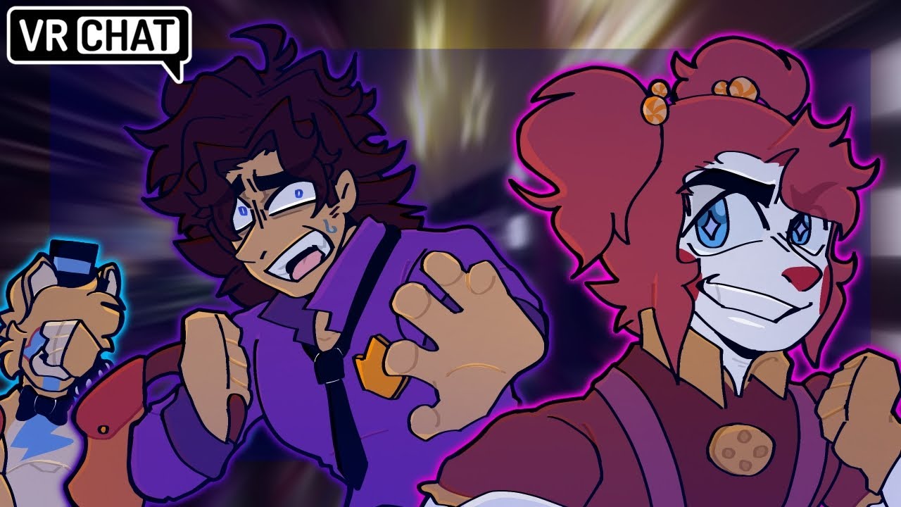 Michael Afton's FIRST TIME Babysitting Sugar! in VRChat