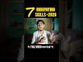 7 High Income Skills 2026 #skilldevelopment #highincomeskills #shorts #skillsets #skills