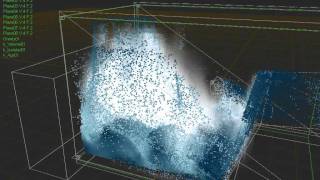 Realflow HYBRIDO test with mist
