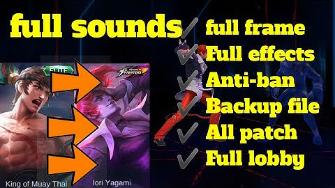 CHOU ELITE SKIN INTO KOF SKIN SCRIPT WITH BACKUP FILE FULL SOUNDS