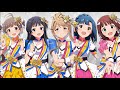 ミリシタ - UNION!! - 箱崎星梨花・最上静香・天空橋朋花・七尾百合子・天海春香[QUINTET] - Game size Version