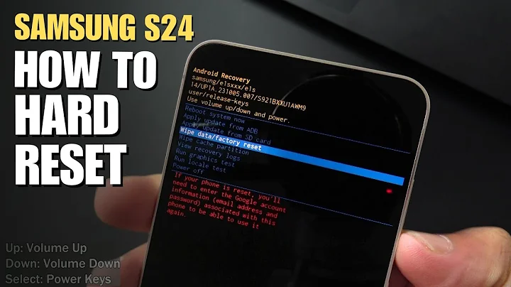 How to Hard Reset Samsung Galaxy S24