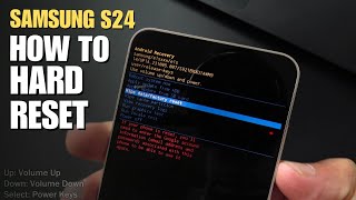 how to hard reset samsung galaxy s24