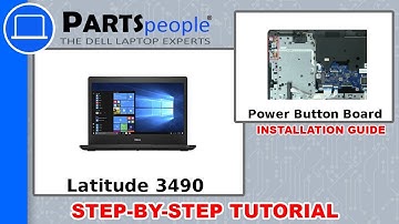 Dell Latitude 3490 (P89G001) Power Button Board How-To Video Tutorial