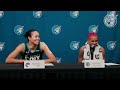 “It Felt Great To Be Back.” | Napheesa Collier & Courtney Williams Postgame Sound | 08.24.25