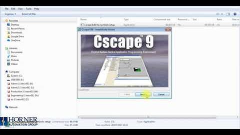 Downloading Cscape